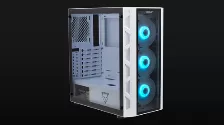 Gabinete Ocelot Gaming Og-c White Blixard Tower, Pc, Soporta Atx, Eatx, Itx, Micro Atx, 4 Ranuras De Expansión, Color Blanco, Ventana Lateral Si, Fuente De Alimentación No, Ventiladores Frontales 3...